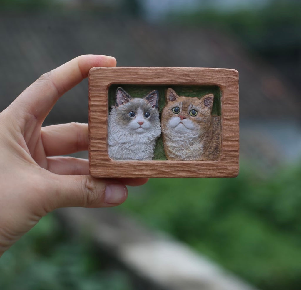 Custom Pet Wood Keychain