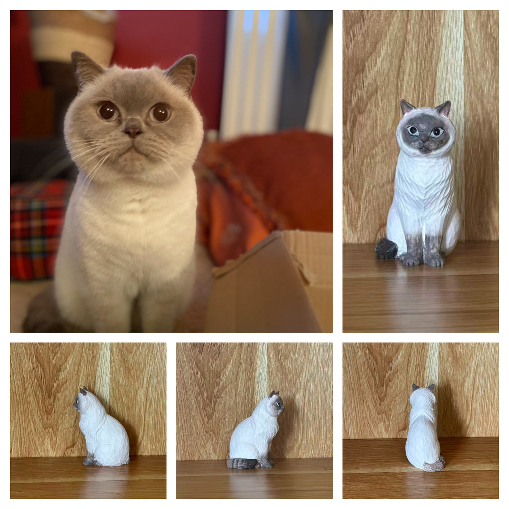 Custom Pet Wood Figurine
