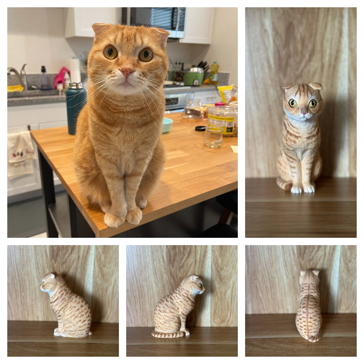 Custom Pet Wood Figurine