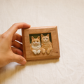 Custom Pet Wood Magnet
